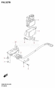 DF20A From 02002F-810001 (P03)  2018 drawing PTT SWITCH (DF9.9BTH,DF15ATH,DF20ATH)