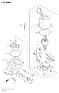 11503F-410001 (2014) 115hp E01 E40-Gen. Export 1 - Costa Rica (DF115AT) DF115A drawing PTT MOTOR