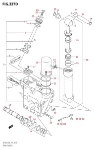 DF200 From 20002F-410001 (E03)  2014 drawing TRIM CYLINDER (DF225Z:E03)