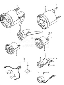 DT85 From 8501-001001 ()  1986 drawing OPT : METER