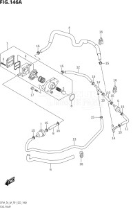 00603F-340001 (2023) 6hp P01-Gen. Export 1 (DF6A) DF6A drawing FUEL PUMP (DF4A)