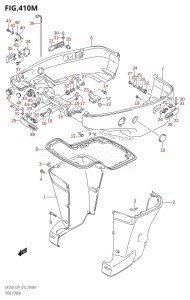 DF200Z From 20002Z-210001 (E01 E40)  2012 drawing SIDE COVER (DF250Z:E40:(X-TRANSOM,XX-TRANSOM))