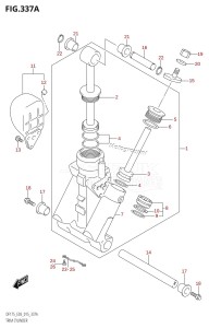 DF175ZG From 17502Z-510001 (E03)  2015 drawing TRIM CYLINDER