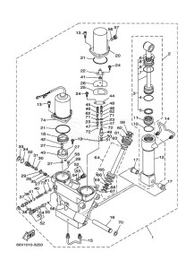 LZ250DETOX drawing POWER-TILT-ASSEMBLY-1