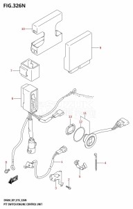 DF60A From 06002F-510001 (E01 E40)  2015 drawing PTT SWITCH /​ ENGINE CONTROL UNIT (DF50AVT:E01)