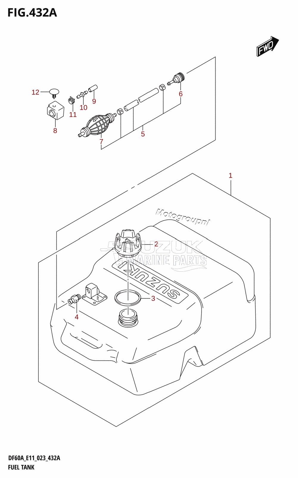 FUEL TANK (E01,E11,E34,E40)