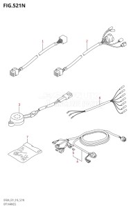 05003F-610001 (2016) 50hp E01-Gen. Export 1 (DF50A  DF50ATH) DF50A drawing OPT:HARNESS (DF50AVT:E01)