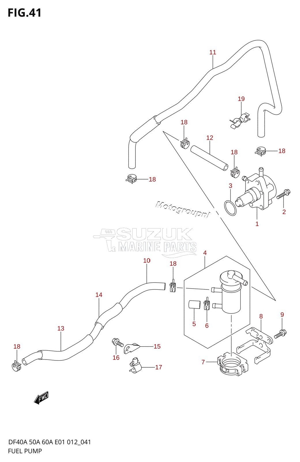 FUEL PUMP (DF40AQH E01)