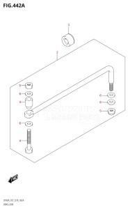 04003F-810001 (2018) 40hp E01-Gen. Export 1 (DF40AQH  DF40AT  DF40ATH) DF40A drawing DRAG LINK (DF40A,DF40AST,DF50A,DF60A,DF50AVT,DF60AVT)