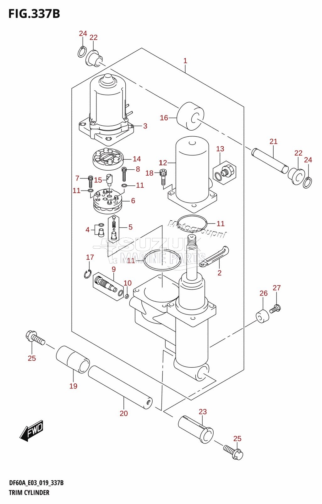 TRIM CYLINDER (DF60A)