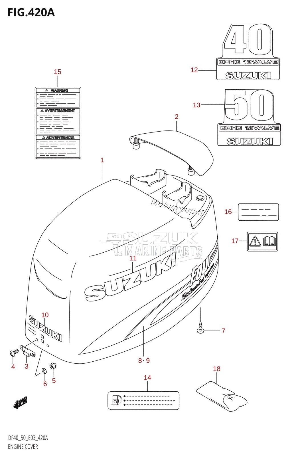 ENGINE COVER (X,Y,K1,K2)