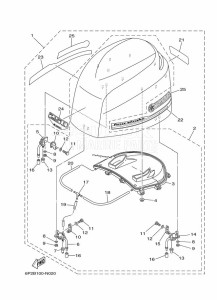 FL250GETU drawing FAIRING-UPPER