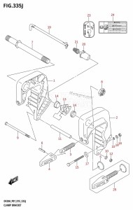 DF9.9B From 00995F-510001 (P01)  2015 drawing CLAMP BRACKET (DF20AR:P01)