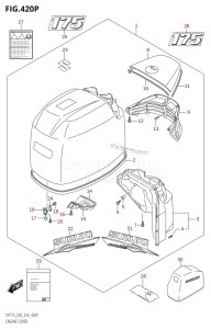 DF175T From 17502F-610001 (E03)  2016 drawing ENGINE COVER (DF175Z:E03)