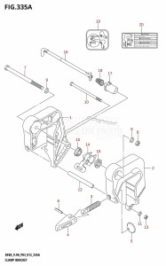 DF8A From 00801F-610001 (P01)  2016 drawing CLAMP BRACKET (DF8A:P03)