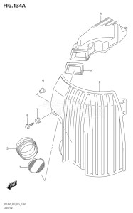 14003Z-510001 (2005) 140hp E03-USA (DF140AZ) DF140AZ drawing SILENCER (DF100AT:E03)