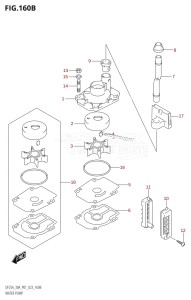 DF30A From 03003F-040001 (P01 P40)  2020 drawing WATER PUMP (DF30A)