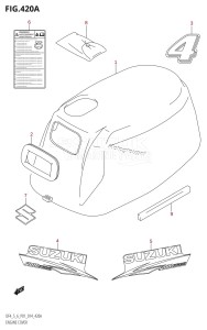 DF6 From 00602F-410001 (P01)  2014 drawing ENGINE COVER (DF4:P01)