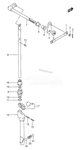 DT75TC From 07501-581001 ()  1995 drawing CLUTCH (WT,WQ,WHQ,MQ ~MODEL:94)