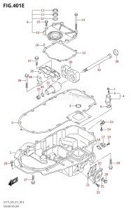 DF150Z From 15002Z-510001 (E03)  2015 drawing ENGINE HOLDER (DF175T:E03)