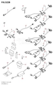 DF140BZG From 14004Z-140001 (E11 E40)  2021 drawing OPT:HARNESS (1) (022,023)