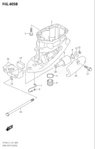 11503F-040001 (2020) 115hp E11 E40-Gen. Export 1-and 2 (DF115AT  DF115AT) DF115A drawing DRIVE SHAFT HOUSING (DF115AT,DF115AZ,DF140AT,DF140AZ)