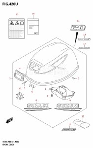 DF15A From 01504F-040001 (P03)  2020 drawing ENGINE COVER ((DF20AT,DF20ATH):021)