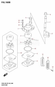 DF30A From 03003F-440001 (P01 - P40)  2024 drawing WATER PUMP (DF30A)