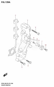 DF30A From 03003F-910001 (P01 P40)  2019 drawing EXHAUST MANIFOLD