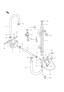 DF 60 drawing Fuel Injector