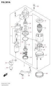 DF8A From 00801F-710001 (P03)  2017 drawing STARTING MOTOR