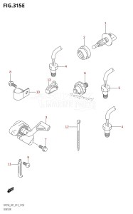 DF200Z From 20002Z-310001 (E01 E40)  2013 drawing SENSOR (DF225T:E01)