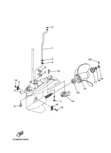 FT50C drawing LOWER-CASING-x-DRIVE-2