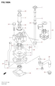 DT15 From 01501-371001 (E01 E13 E40)  2003 drawing WATER PUMP