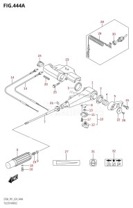 DF9.9A From 00994F-440001 (P01)  2024 drawing TILLER HANDLE (DF8A,DF9.9A)