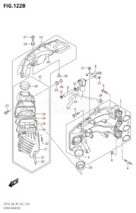 DF30A From 03003F-340001 (P01 P40)  2023 drawing INTAKE MANIFOLD (021:(DF25A,DF25AR,DF25AT,DF25ATH),(022,023):(DF25A,DF25AT,DF25ATH))