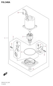 08002F-810001 (2018) 80hp E03-USA (DF80AT) DF80A drawing PTT MOTOR