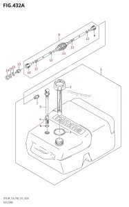 DT15A From 01504-510001 (P36-P40)  2015 drawing FUEL TANK (DT9.9A:P40)