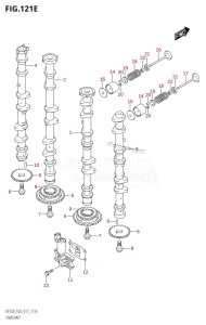 DF250 From 25003F-710001 (E03)  2017 drawing CAMSHAFT (DF250T:E03)