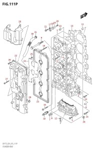 DF175TG From 17502F-510001 (E01 E40)  2015 drawing CYLINDER HEAD (DF175Z:E40)