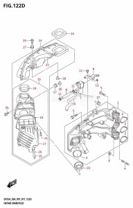 DF30A From 03003F-710001 (P01 P40)  2017 drawing INTAKE MANIFOLD (DF25ATH:P01)