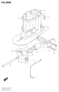 15003Z-040001 (2020) 150hp E01 E40-Gen. Export 1 - Costa Rica (DF150AZ) DF150AZ drawing DRIVE SHAFT HOUSING (DF200AZ)