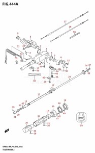 DF9.9A From 00994F-610001 (P01)  2016 drawing TILLER HANDLE (DF8A:P03)