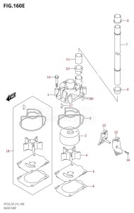 DF200 From 20002F-510001 (E03)  2015 drawing WATER PUMP (DF250T:E03)