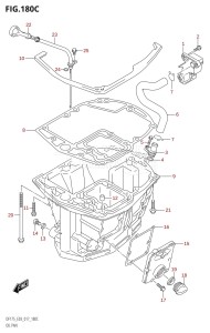 DF175Z From 17502Z-710001 (E03)  2017 drawing OIL PAN (DF175T:E03)