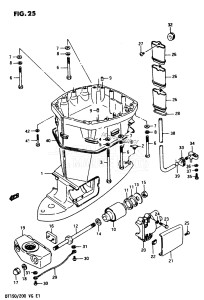 DT200 From 20001-601001 till 602076 ()  1986 drawing DRIVESHAFT HOUSING