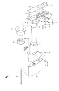 DF 4 drawing Drive Shaft Housing