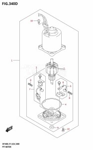 DF100C From 10005F-440001 (E01)  2024 drawing PTT MOTOR (DF115BT,DF115BZ,DF100C)