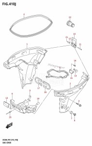 DF20A From 02002F-510001 (P01)  2015 drawing SIDE COVER (DF20AR:P01)