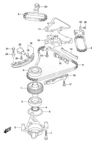 Outboard DF 250 drawing Timing Chain